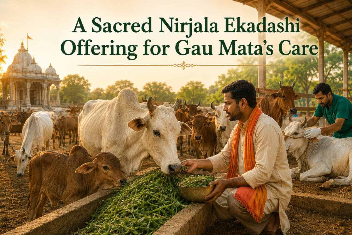 A Sacred Nirjala Ekadashi Offering for Gau Mata’s Care