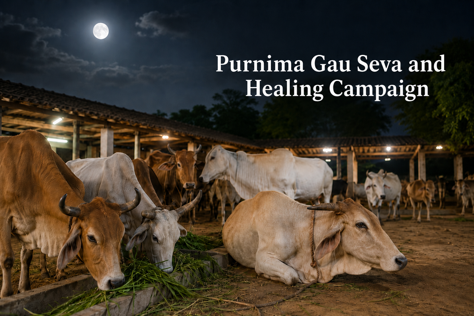 Purnima Gau Seva and Healing