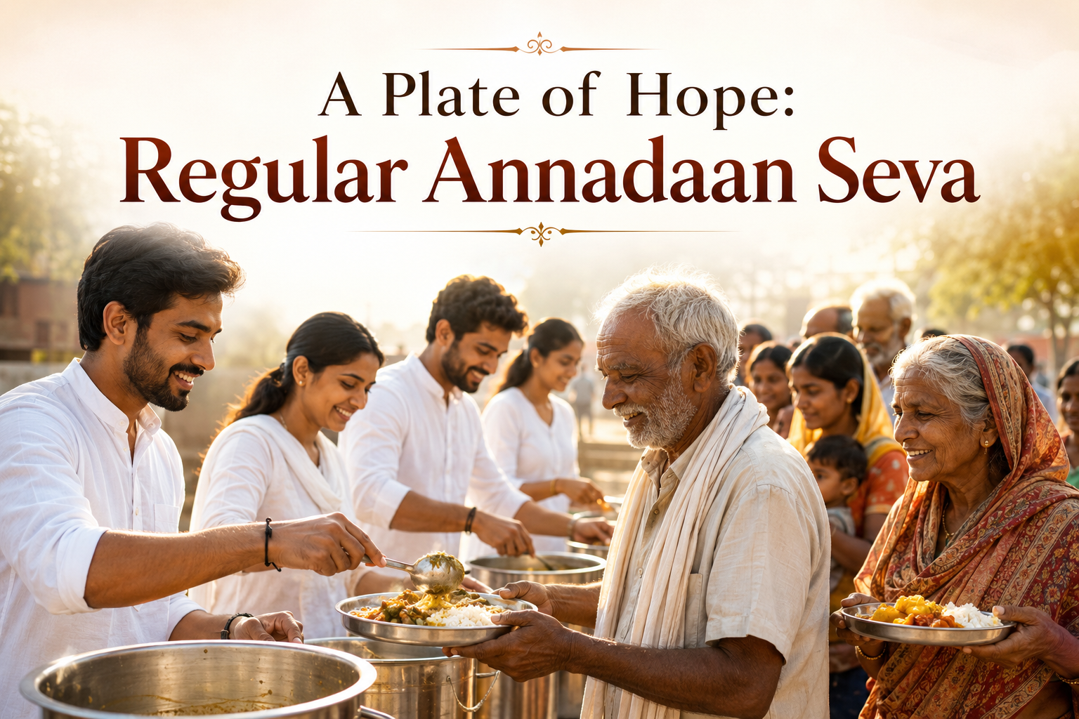 A Plate of Hope: Regular Annadaan Seva