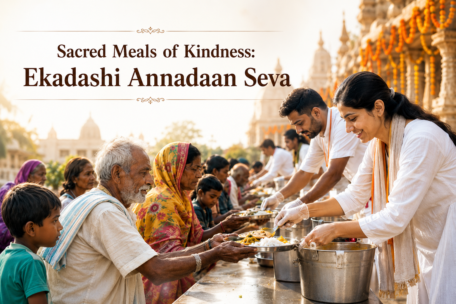 Ekadashi Meals of Compassion: Annadaan Seva